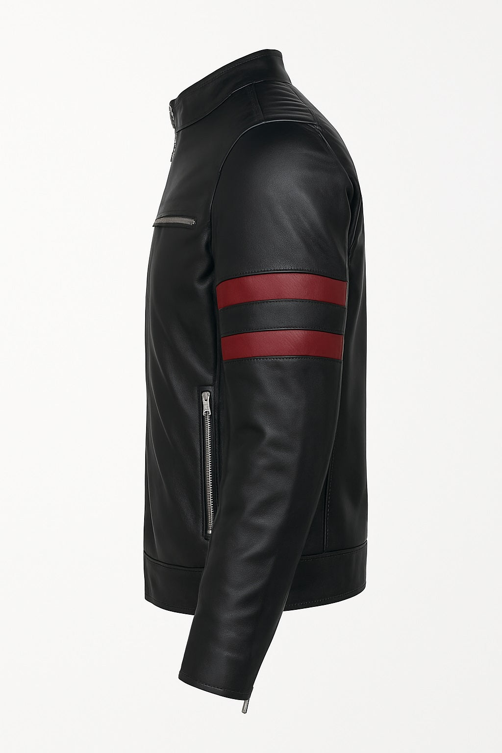 Premium Men's Genuine Leather Jacket – Classic Winter Outerwear